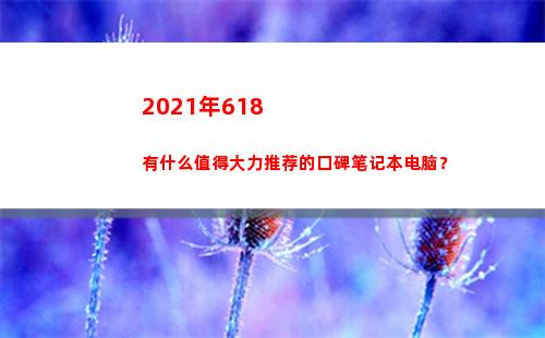 021年618有什么值得大力推荐的口碑笔记本电脑？(2021年618苹果12价格)"