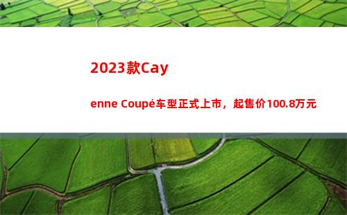 023款Cayenne