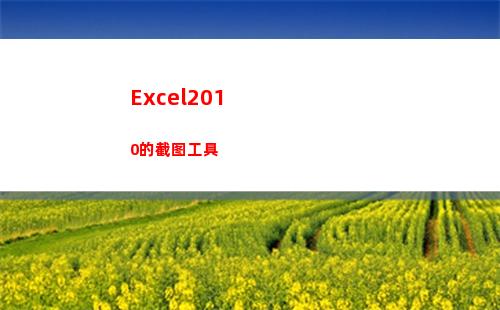 Excel2010的截图工具(excel2010主界面窗口中编辑栏上的fx按钮用来向单元格)