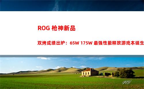 ROG 枪神新品双烤成绩出炉：65W+175W 最强性能释放游戏本诞生