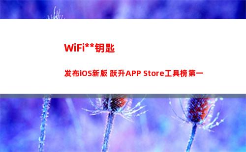 WiFi万能钥匙发布iOS新版 跃升APP Store工具榜第一(wifi万能钥匙查看密码)