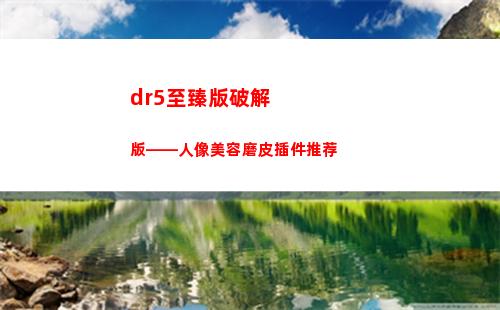 dr5至臻版破解版——人像美容磨皮插件推荐(如何下载DR5至臻版)