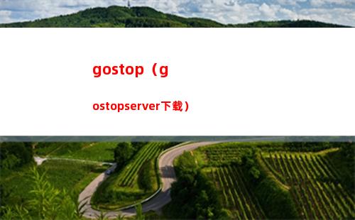 gostop（gostopserver下载）