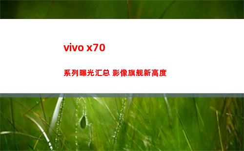 vivo x70系列暴光汇总 影像旗舰新莫大