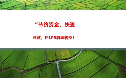 一次调整 涨降有据！把握LPR浮动 利率车票随你选！