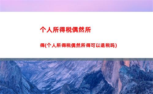 个人所得税清税(个人所得税清税证明)