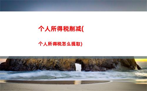 个人所得税企业税(个人所得税企业税率表)