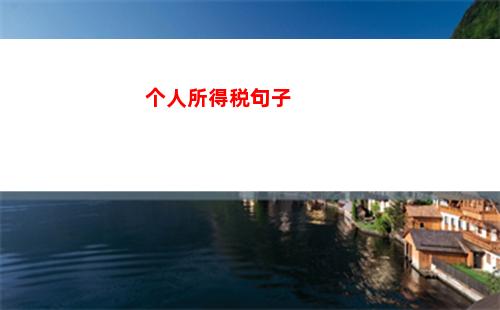 课酬个人所得税(课酬个人所得税交纳后还要交什么税)