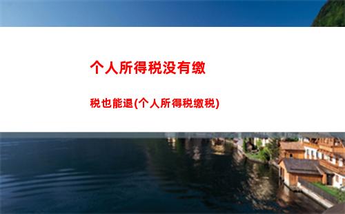 个人所得税企业所得税(个人所得税企业所得税的联系)