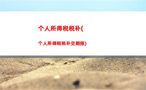 个人所得税税1600(个人所得税税16%)