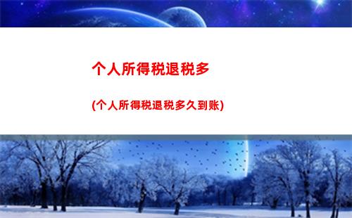 个人所得税年度清缴对象(个人所得税年度清缴不申请可以吗)