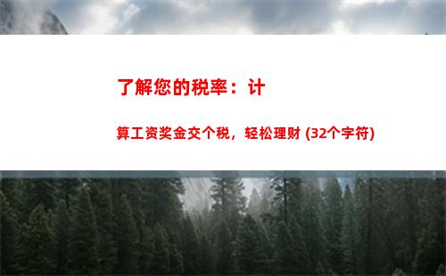 个人所得税综合所得包括(个人所得税综合所得包括哪些)