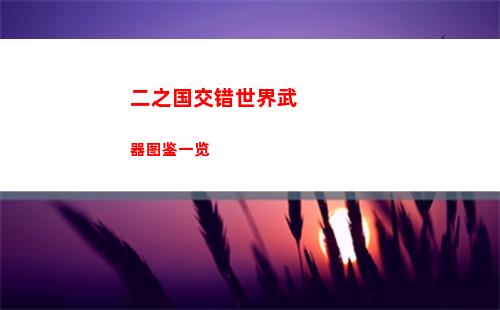 二之国交错世界武器图鉴一览