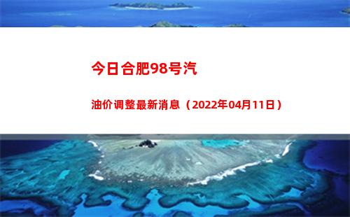 今日合肥98号汽油价调整最新消息（2022年04月11日）