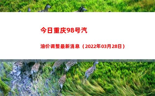 今日重庆98号汽油价调整最新消息（2022年03月28日）