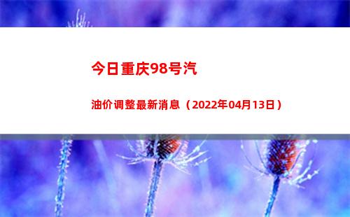 今日重庆98号汽油价调整最新消息（2022年04月13日）