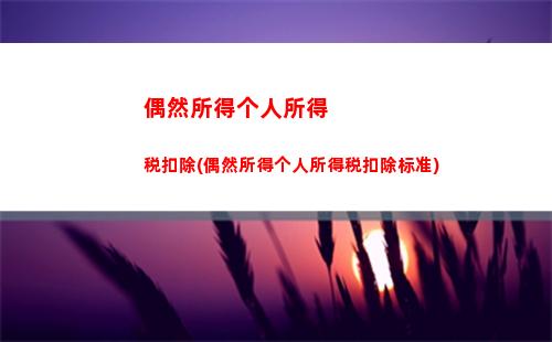 各国个人所得税(各国个人所得税税率表)