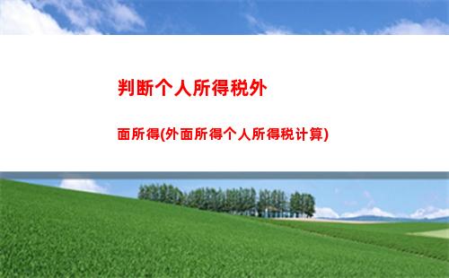 美国个人所得税计算器(最新劳务费个人所得税计算器)