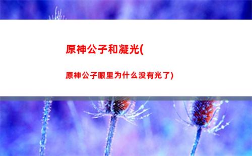 原神公子怎么打圣遗物(原神公子怎么打新手)