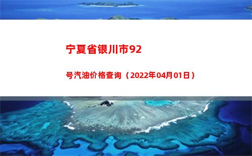 宁夏省银川市92号汽油价格查询（2022年04月01日）