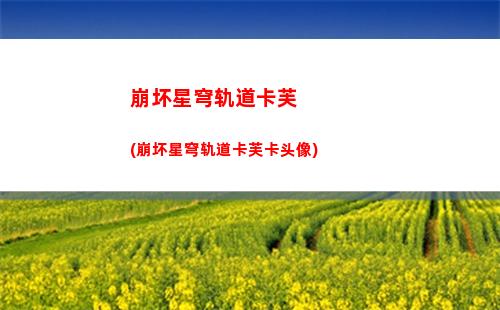 崩坏星穹轨道内测码(崩坏轨道星穹)