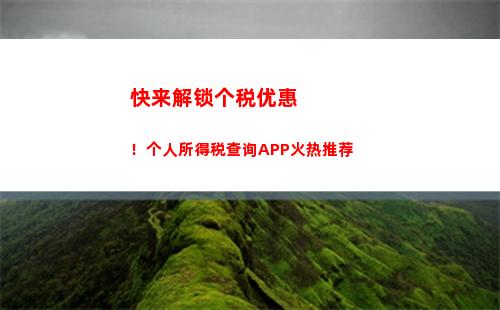 怎么开通APP个人所得税(个人所得税APp怎么查询)