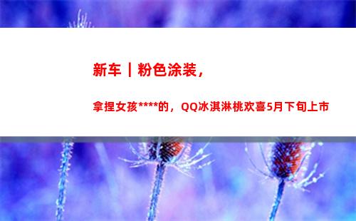 新车｜粉色涂装，拿捏女孩死死的，QQ冰淇淋桃欢喜5月下旬上市(高达粉色涂装)