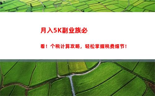 新税改来袭，赶快用个人所得税app计算您的税款！