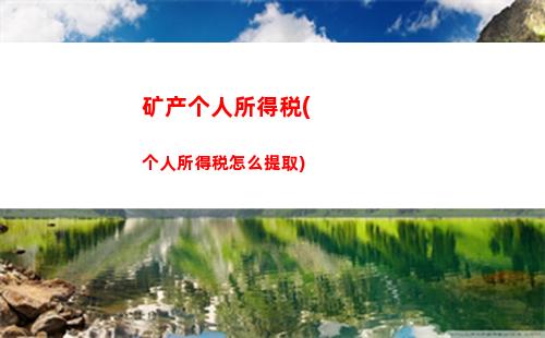 美国股息所得个人所得税(个人取得股息红利所得怎么纳个人所得税)