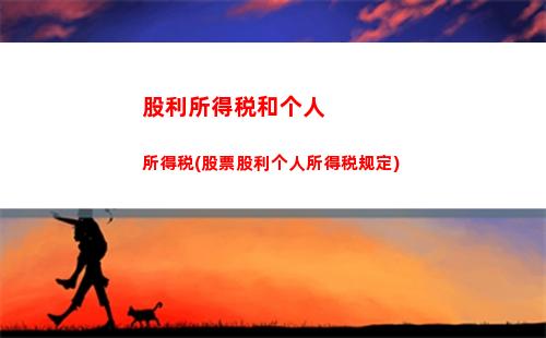 骆驼个人所得税