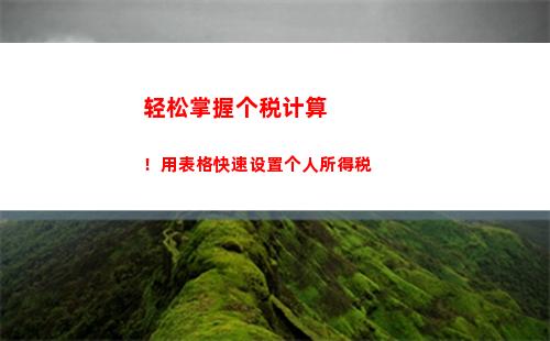 轻松计算个税补缴，让你省心省钱！