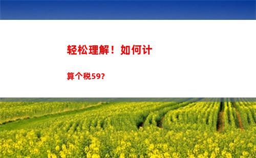 轻松计算你的个税，掌握每分每秒的薪资明细！