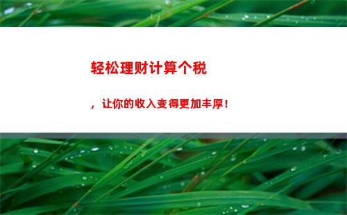 省钱大法！学会保定个人所得税计算，少交税多存钱！