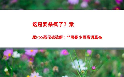 这是要杀疯了？索尼PS5疑似被破解：俄罗斯黑客小哥高调宣布