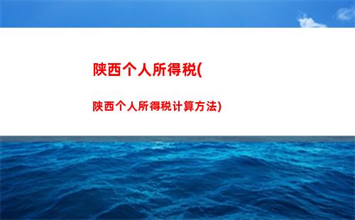 经营所得个人所得税定额(经营所得个人所得税怎么计算)