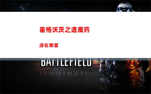 霍格沃茨之遗魔药店在哪里