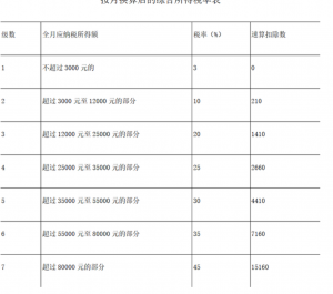 个税税率调高(降低个税最高税率)
