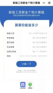 个税计算器下载(个税计算器计算公式)插图4 个税计算器下载(个税计算器计算公式)