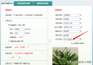 房贷摊销计算器(房贷摊销计算器公式)