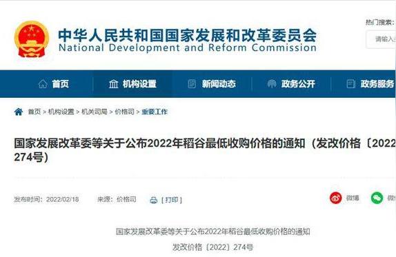 022年水稻价格-2022年广东水稻补贴几时发放"