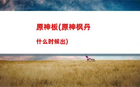 原神北斗平民(原神北斗平民怎么培养)