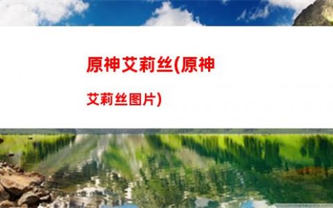 原神H视频(原神h视频)