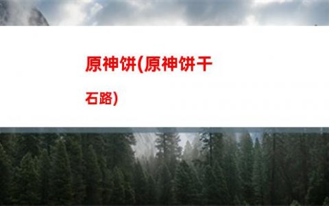 原神gi(原神公子)