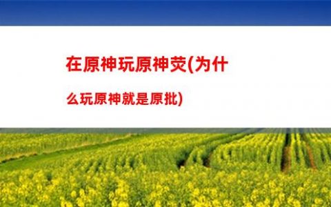 原神壁纸神里(原神壁纸神里凌人)