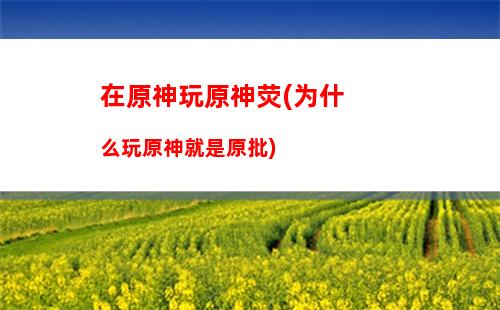 原神壁纸神里(原神壁纸神里凌人)