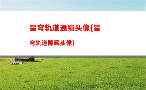 星穹轨道推列车(穹星轨道)