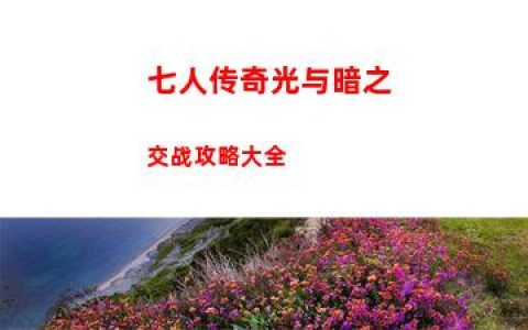 七人传奇光与暗之交战攻略大全