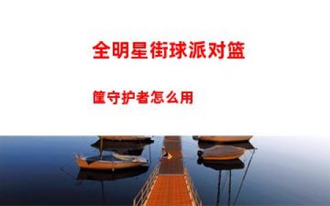 全明星街球派对篮筐守护者怎么用