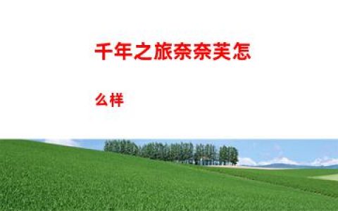 千年之旅奈奈芙怎么样