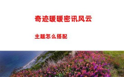 奇迹暖暖密讯风云主题怎么搭配